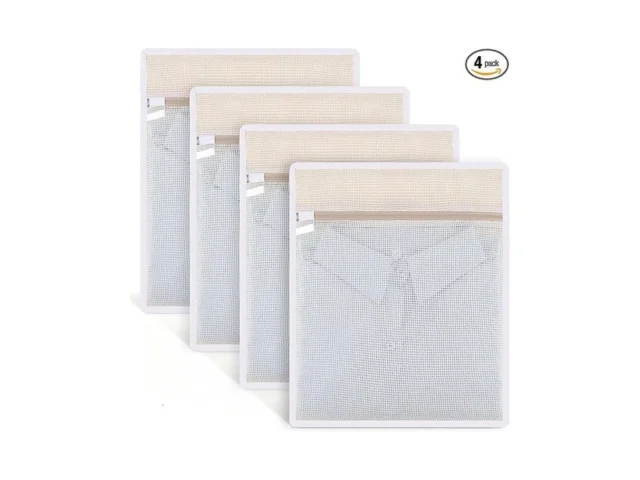 Dntorx 4 Pack Durable Cotton Mesh Laundry Bags For… – Coupon