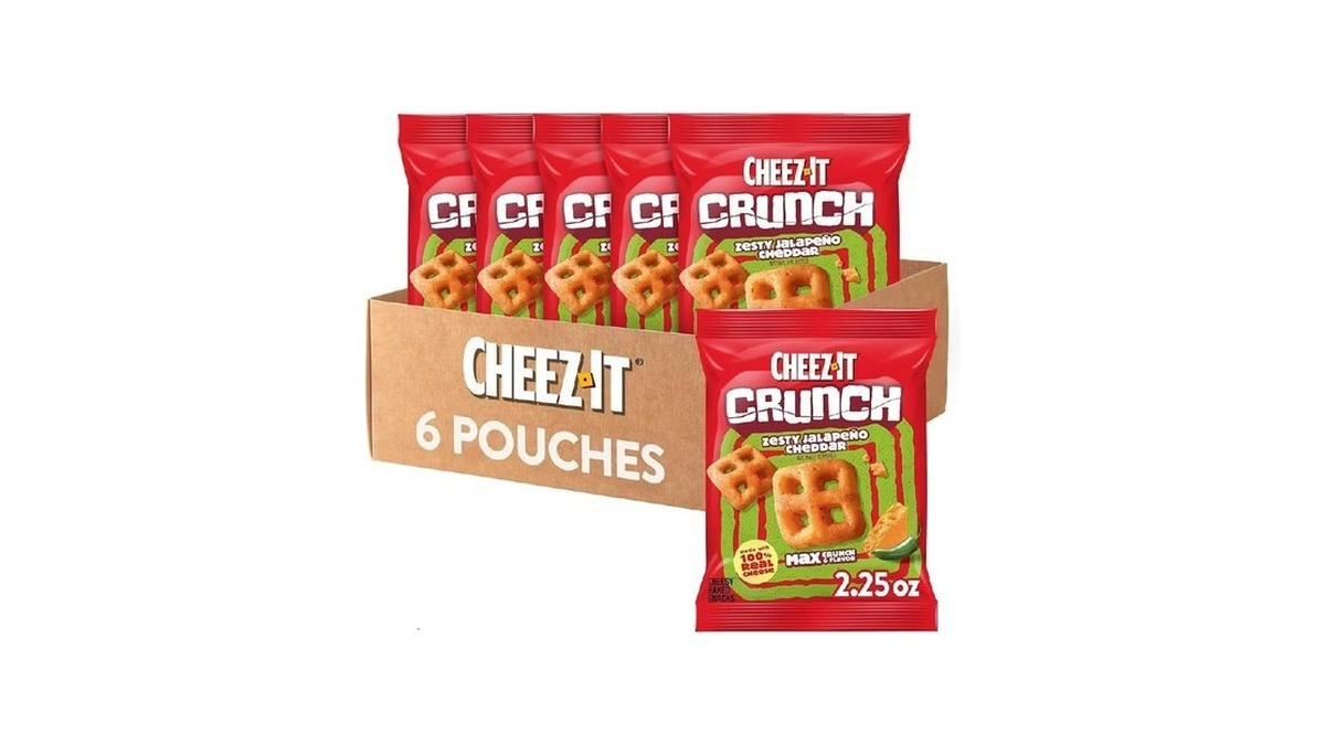 Cheez-it Crunch Cheesy Baked Snacks Lunch Snacks... - Coupon