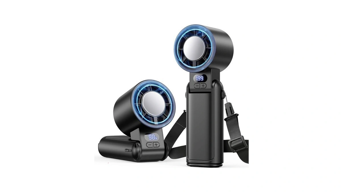 Deyhoc Portable Handheld Turbo Fan 1-199 Speed... - Coupon