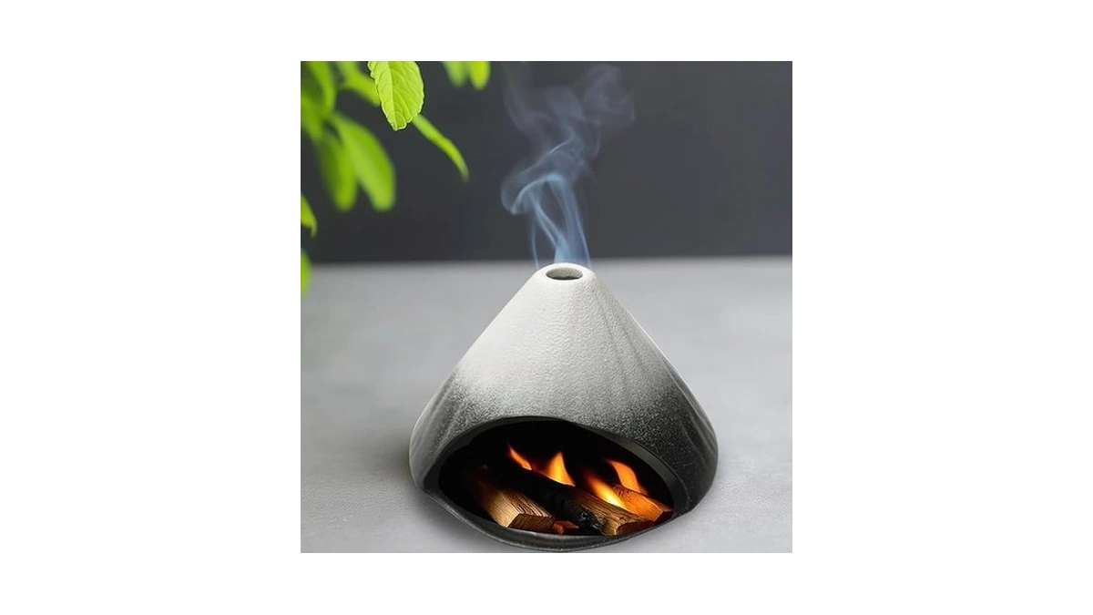 Ceramic Palo Santo Holder - Fuji Mountain Shape... - Coupon