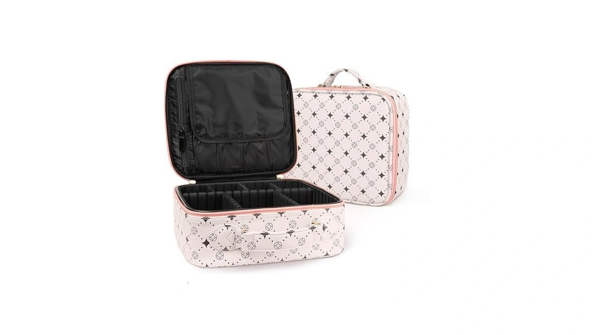 M Y U R E N Travel Makeup Bag Waterproof Cosmetic... - Coupon