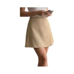 Mist Azur Women S Elegant Silky Satin Mini Skirt... - Coupon