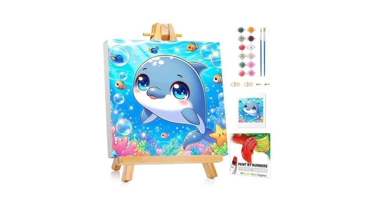 Xtcixal Paint By Numbers Kit For Kids With Frame... - Coupon