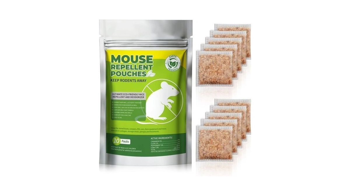 Grlep 10 Packs Mice Repellent Pouches Peppermint... - Coupon