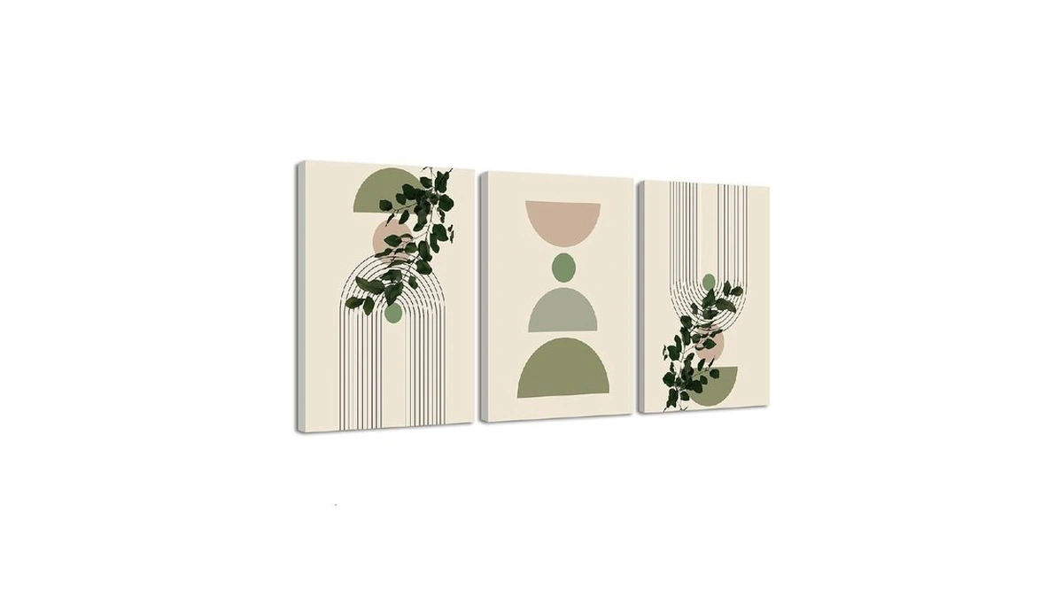 Drsoum Green Botanical Plant Wall Decor Framed... - Coupon