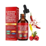 Cayenne Pepper Drops Hawthorn Berry Vitamin D3 K2... - Coupon