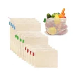 Ycsst 12 Pack Reusable Cotton Mesh Produce Bags -... - Coupon