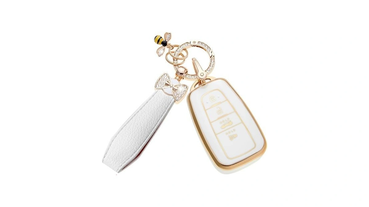 Binuiakl8y For Toyota Key Fob Cover With Butterfly... - Coupon