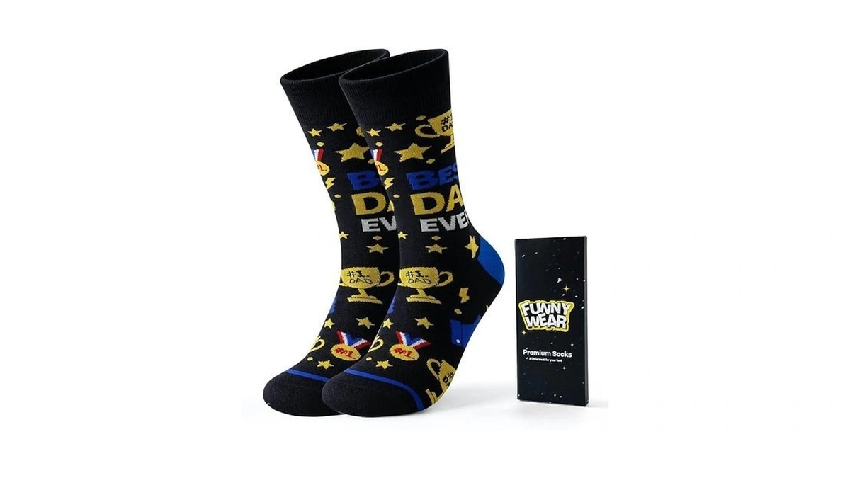 Bonangel Men S Novelty Cotton Crew Socks Funny... - Coupon