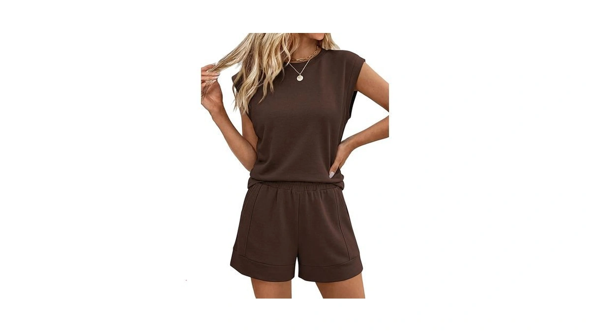 Prettygarden Two Piece Short Sets For Women Summer... - Coupon