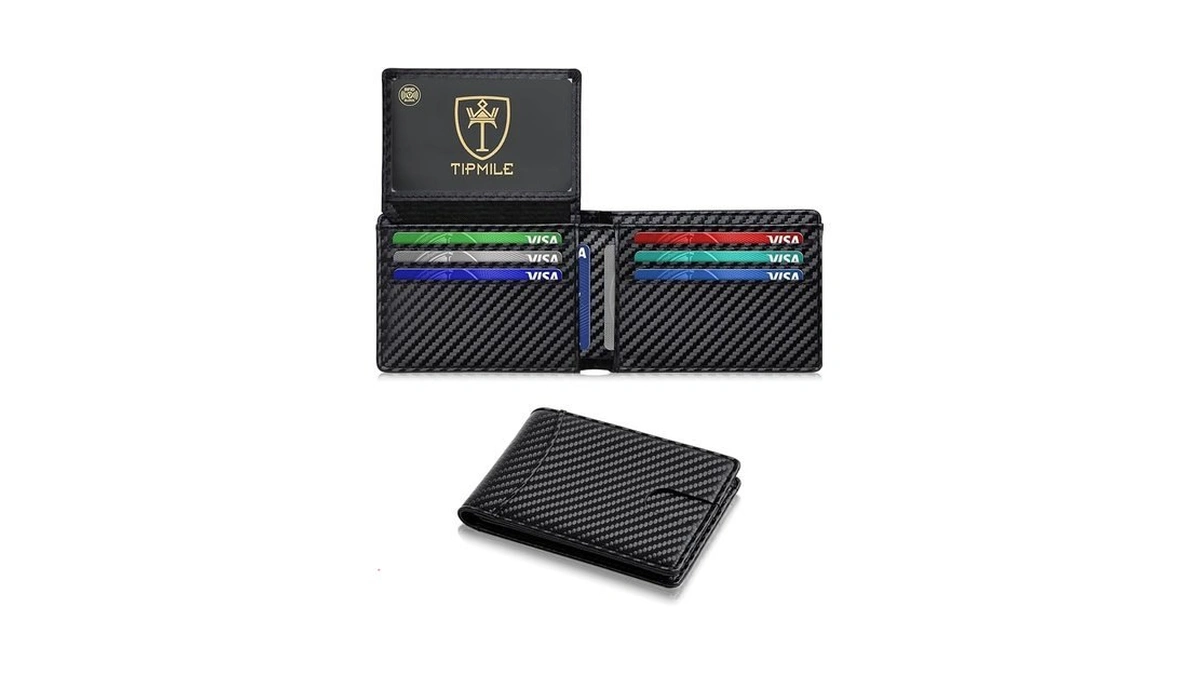 Tipmile Wallet For Men Slim Rfid Blocking Credit... - Coupon