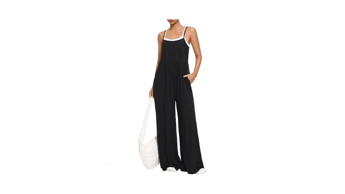 Euyzou Jumpsuits For Women Casual Loose Fit Summer... - Coupon