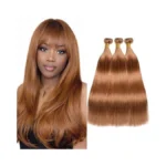 30 Honey Brown Straight Bundles Human Hair 3... - Coupon