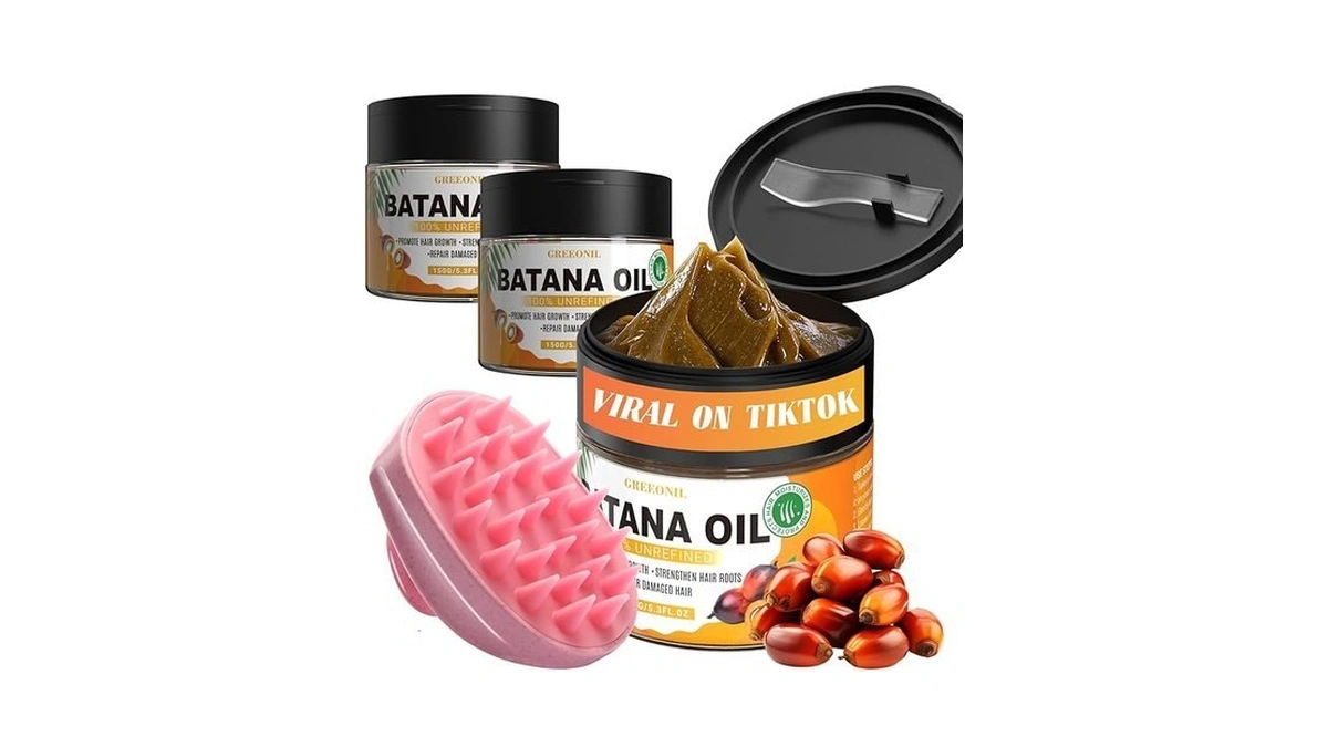 Greeonil Raw Batana Oil With Scalp Massager Hair... - Coupon