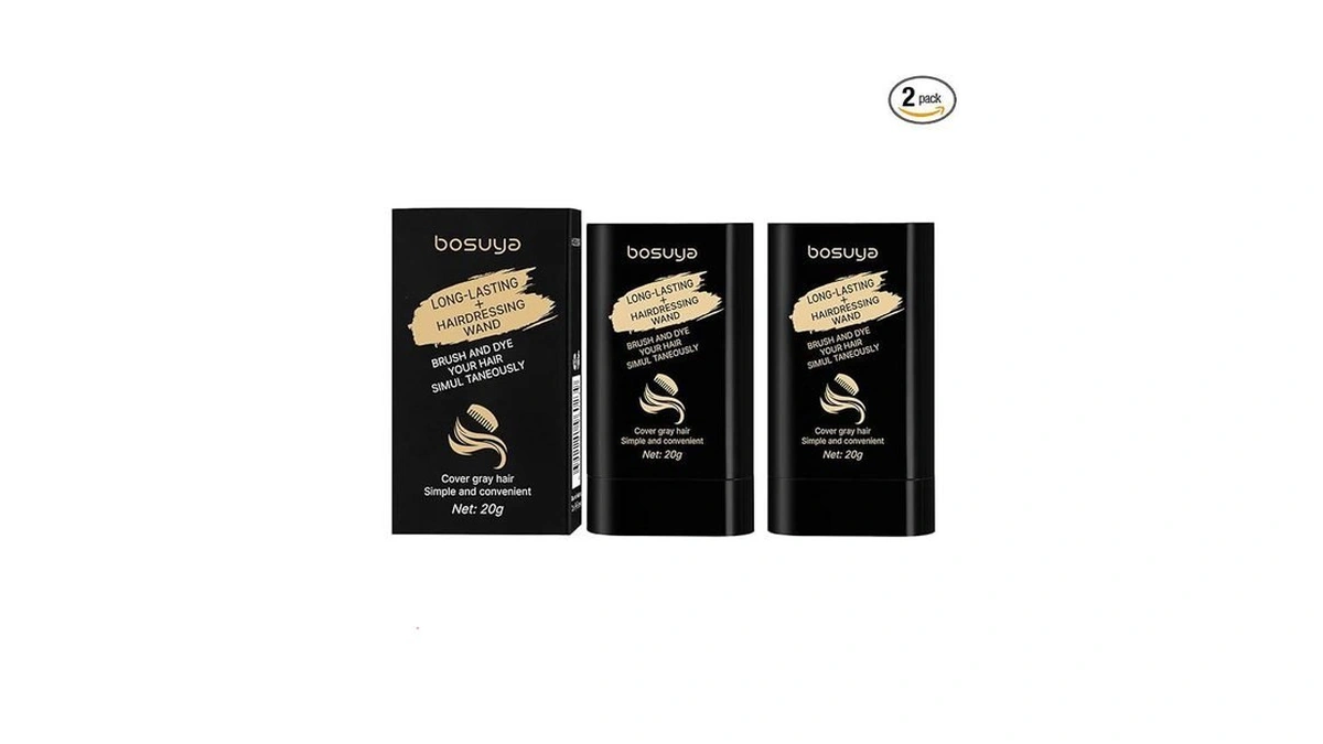 2 Pack Hair Color Stick Brownish Black For Gray... - Coupon