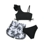 Weixinbuy Girls Swimsuit 3 Piece Bathing Suit For... - Coupon