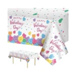2 Pack Happy Valentines Day Tablecloth - Valentine... - Coupon