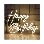 Happy Birthday Neon Sign For Wall Decor Led Happy... - Coupon