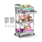 Goovilla 3 Tier Rolling Utility Cart Organizer With... - Coupon