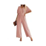 Lookboho Womens Jumpsuits Dressy Wide Leg Pant... - Coupon