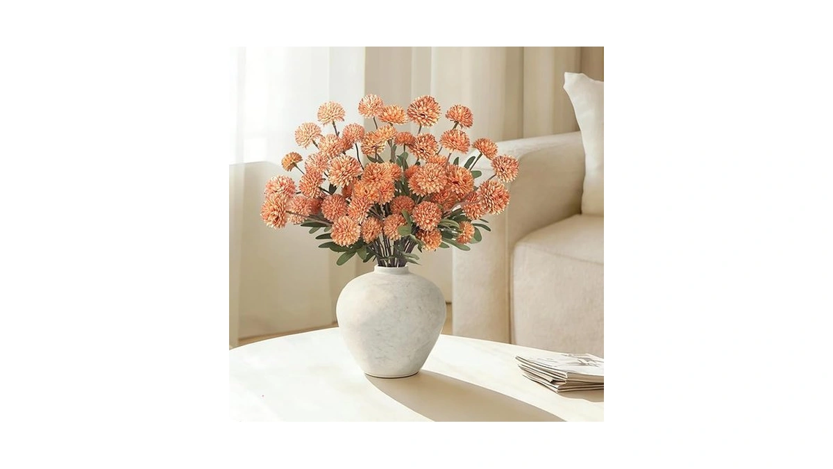 Merri Glow 6pcs Spring Flowers Artificial Fake... - Coupon