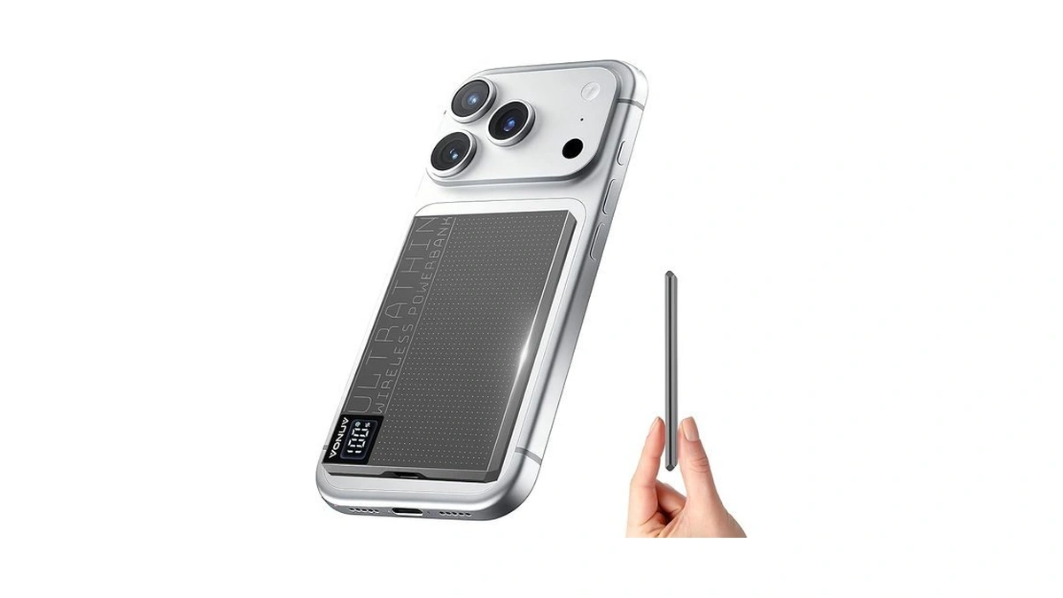 Magnetic Portable Charger 5000mah With 15w Wireless... - Coupon