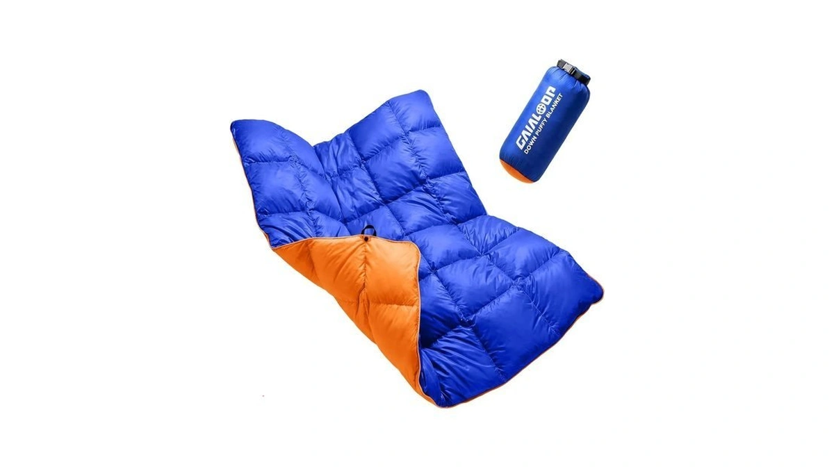 Gaialoop Down Puffy Blanket For Car Camping Outdoor... - Coupon