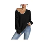 Pink Queen Women S Fall Oversized V Neck Fuzzy... - Coupon