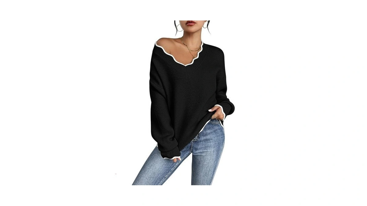 Pink Queen Women S Fall Oversized V Neck Fuzzy... - Coupon
