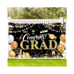 Aaskuu Graduation Banner 2026 Black And Gold - 72... - Coupon