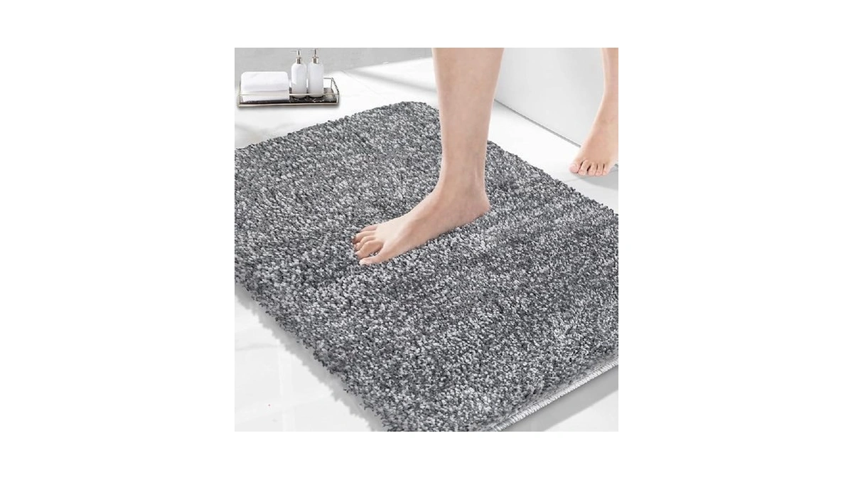 Dark Gray And Light Gray Bathroom Rugs 35 4 X23 6... - Coupon