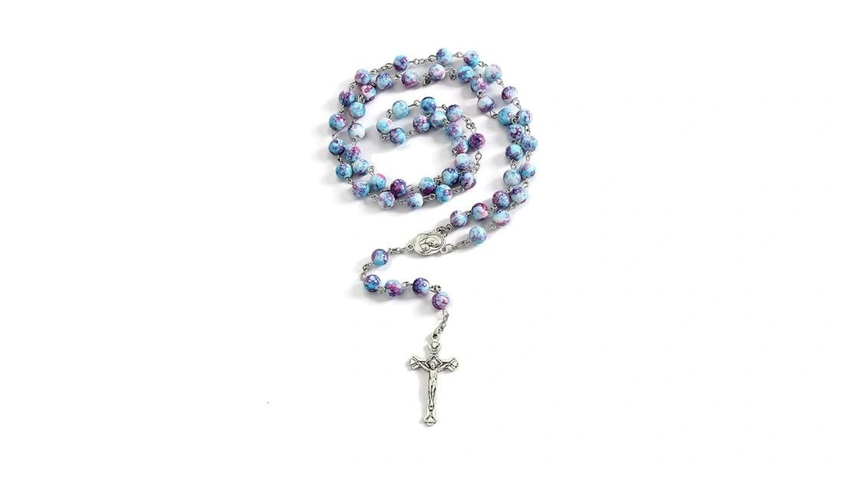 Rosary Beads Catholic For Woman Handmade Imitation... - Coupon