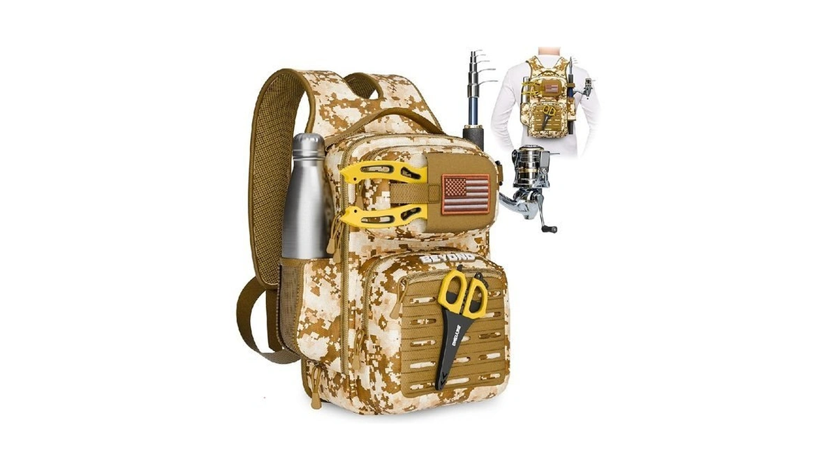Beyond Fishing Tackle Backpack- The Voyager Sand Storm - Coupon