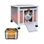 Weatherproof Cat House For Outdoor Cats In Winter... - Coupon