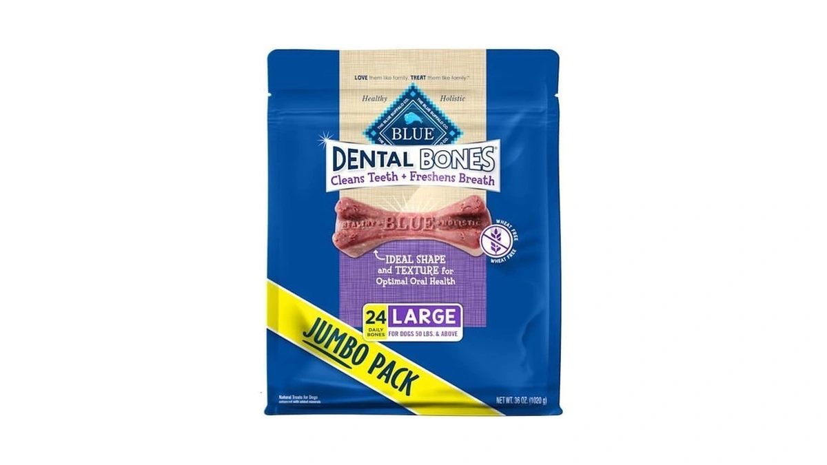 Blue Buffalo Dental Bones Large Natural Dental Chew... - Coupon