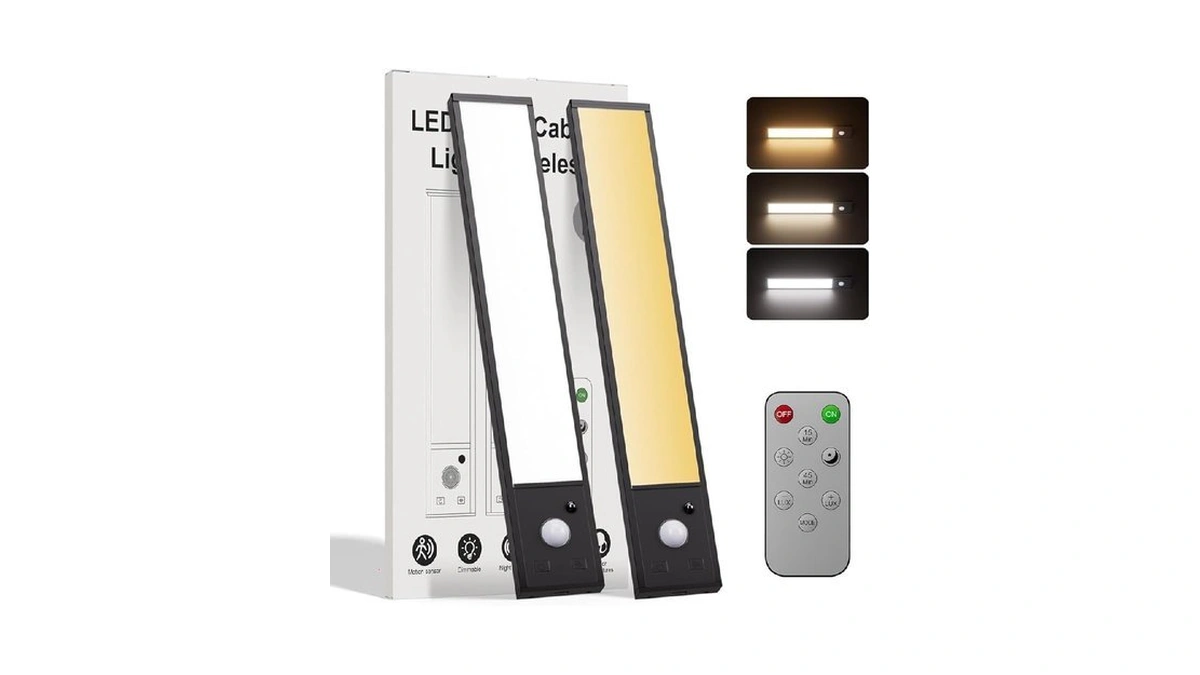 8inch Under Cabinet Lighting Wireless 2 Pack... - Coupon