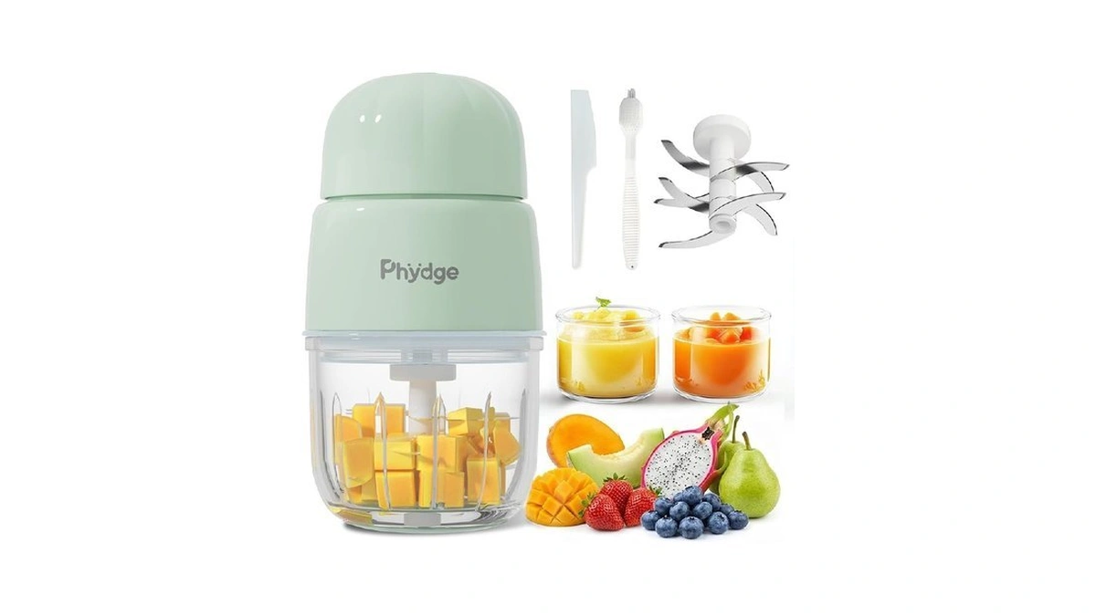 Phydge Baby Food Maker Green Baby Food Blender 10oz... - Coupon