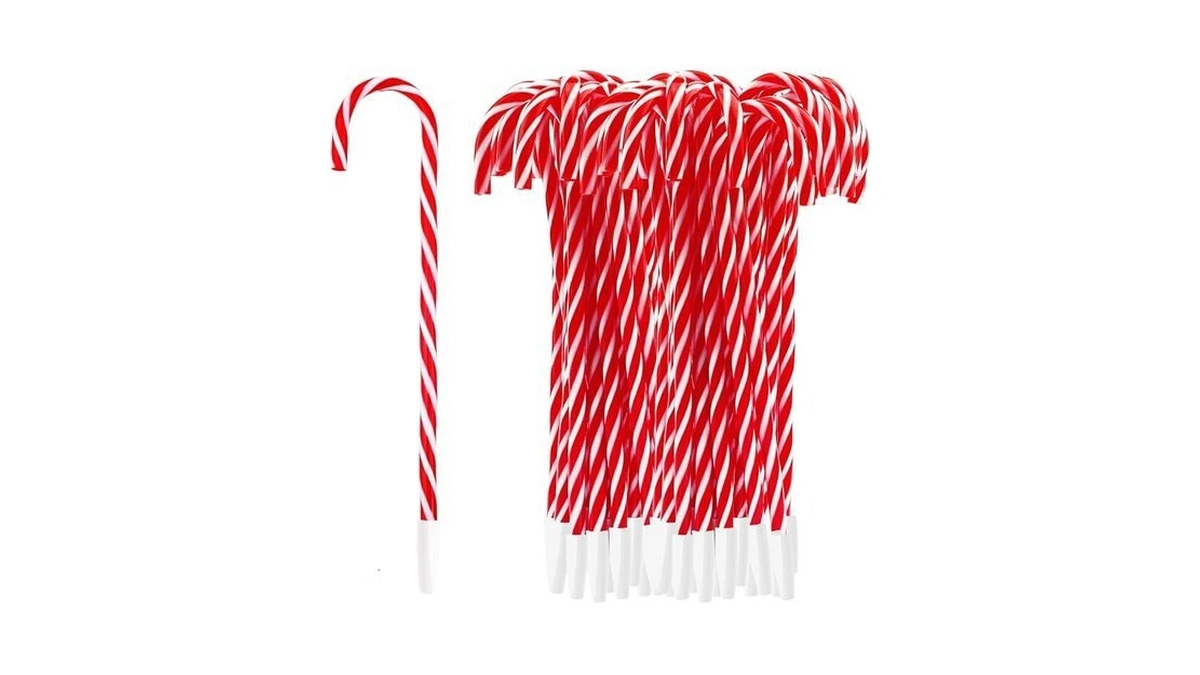 Zealor 48pcs Christmas Candy Cane Pen Christmas... - Coupon