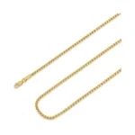 Waitsoul Mens Gold Plated Chain 14k Gold Plated Box... - Coupon