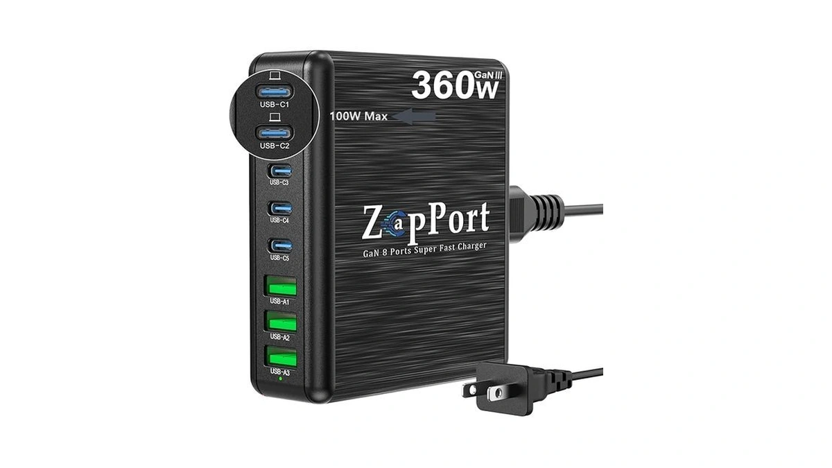 360w Usb C Charging Station - 8 Ports Fast Charger... - Coupon