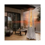 East Oak 48 000 Btu Pyramid Patio Heater Quartz... - Coupon