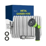 50 Ft Stainless Steel Garden Hose 304 Steel Heavy... - Coupon