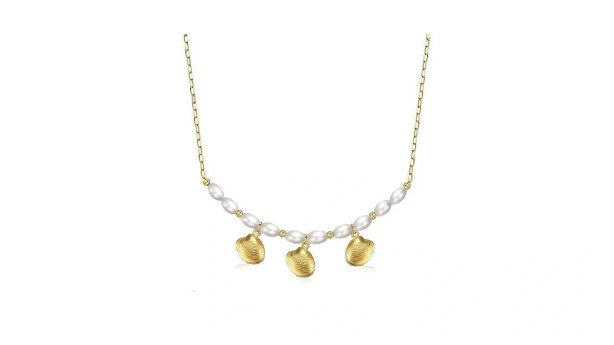 Seashell Necklace For Women 3-piece Boho Pendant... - Coupon