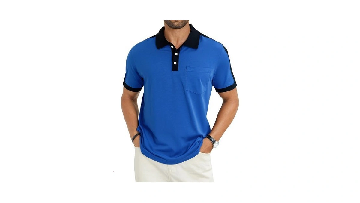 Luxmania Men S Casual Polo Shirts Short Sleeve... - Coupon
