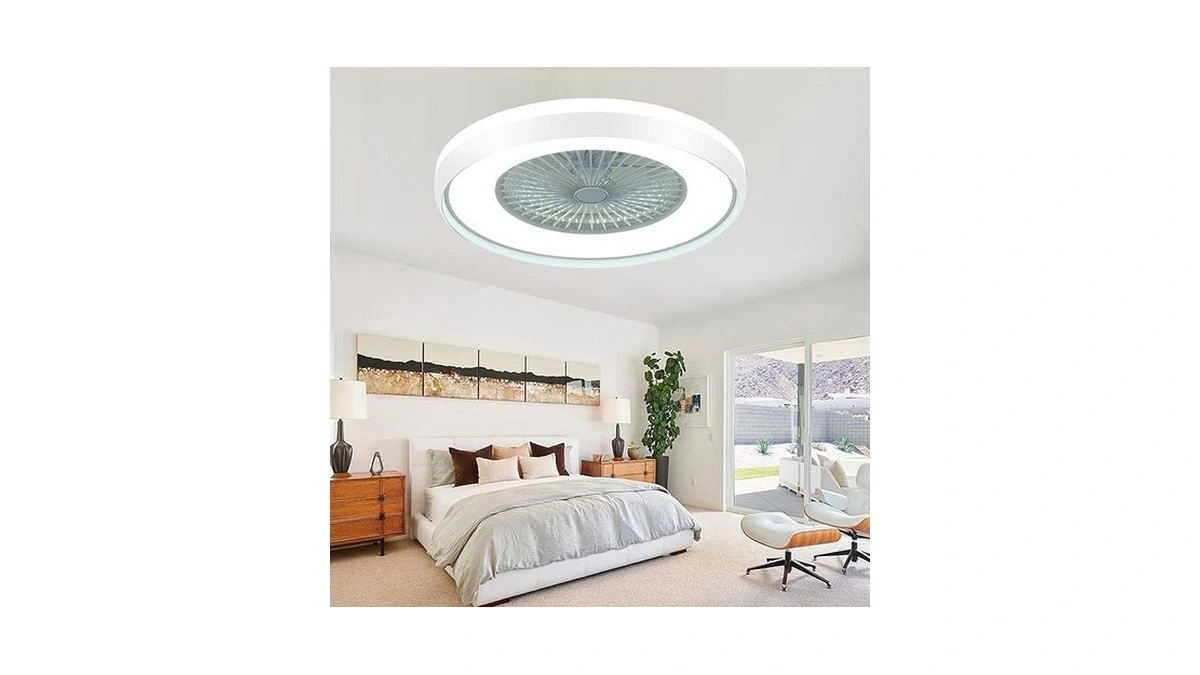Humhold 24 Bladeless Ceiling Fan With Light Remote... - Coupon