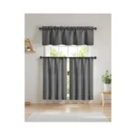 Easy Home 3 Piece Solid Color Blackout Window... - Coupon