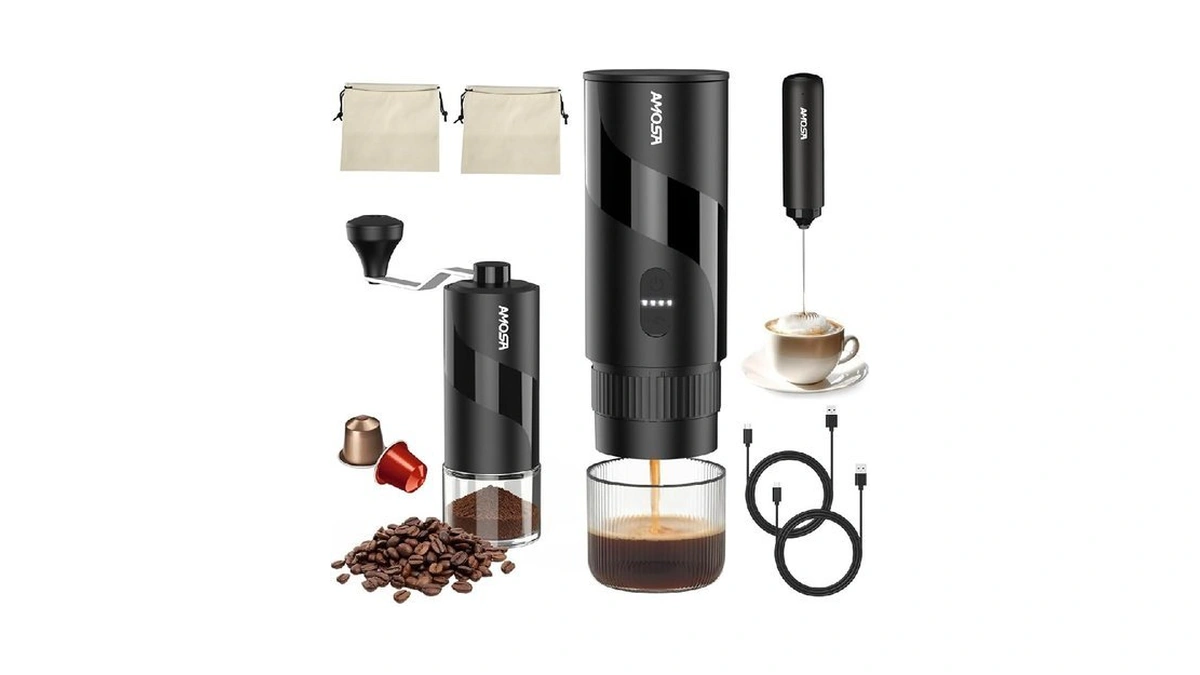 Portable Electric Espresso Machine Manual Coffee... - Coupon