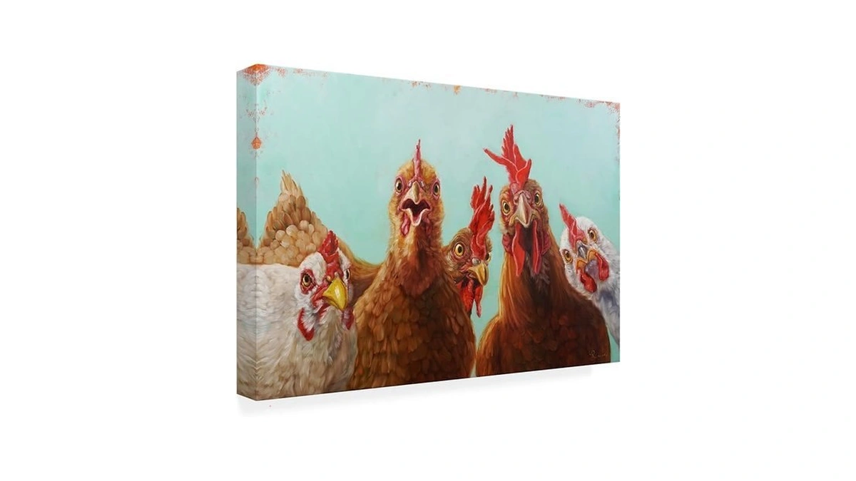 Wrapped Canvas Wall Art - Lucia Heffernan Chicken... - Coupon
