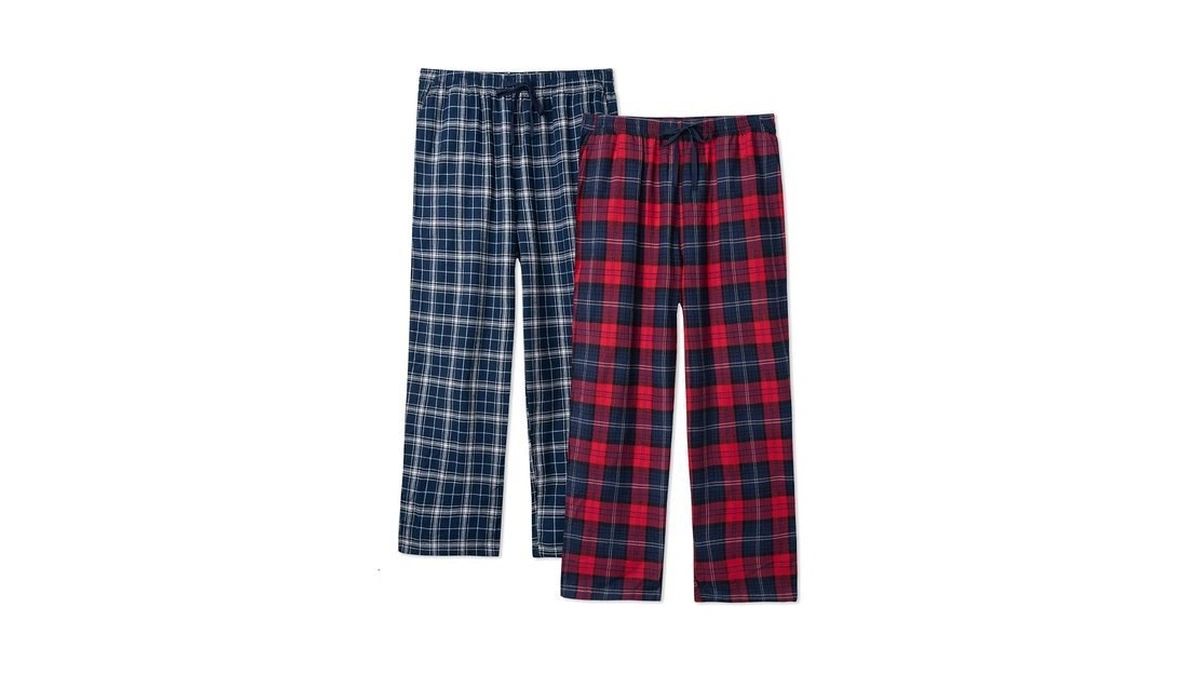 David Archy Mens Flannel Pajama Pants Soft Cotton... - Coupon