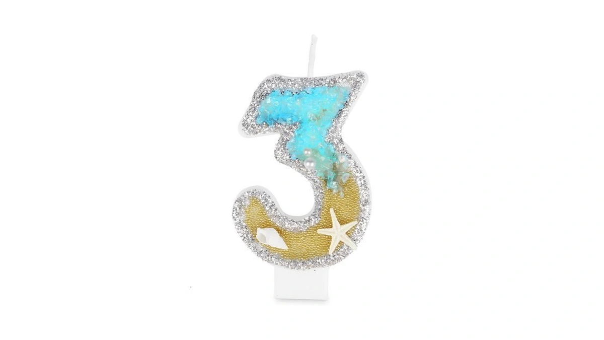 Birthday Candles Number 3 Candle Handmade Numeral... - Coupon